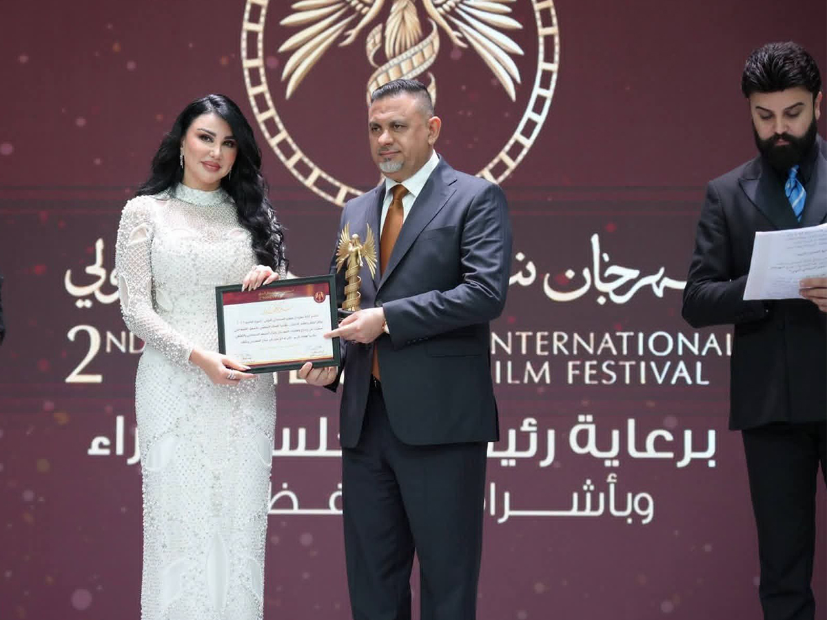 مهرجان نينوى السينمائي الدولي بالعراق يكرم فنانين عرب في نسخته الثانية
