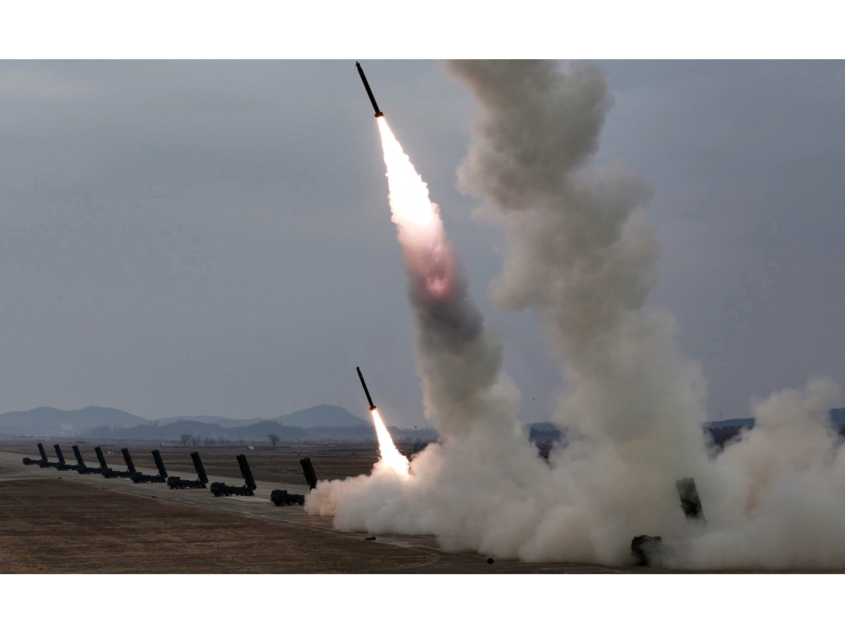 North Korea Holds Rocket Launcher Drills After Launching Over 10 Missiles