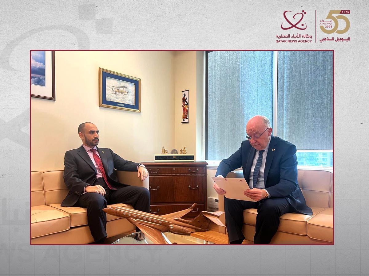 قطر تسلم رسالة إلى منظمة الطيران المدني الدولي بشأن الاعتداء الإسرائيلي