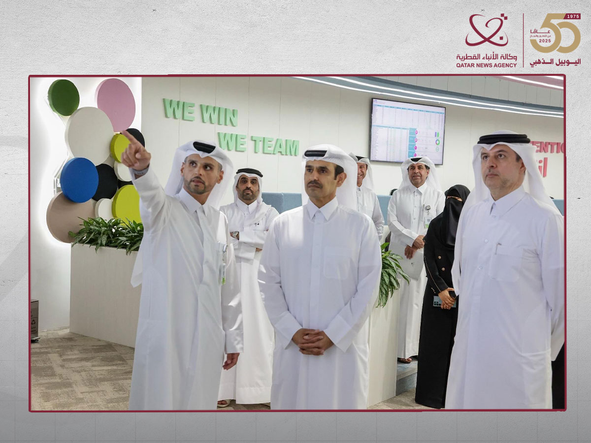 Minister of State for Energy Affairs Visits Kahramaa's Advanced Metering Facility