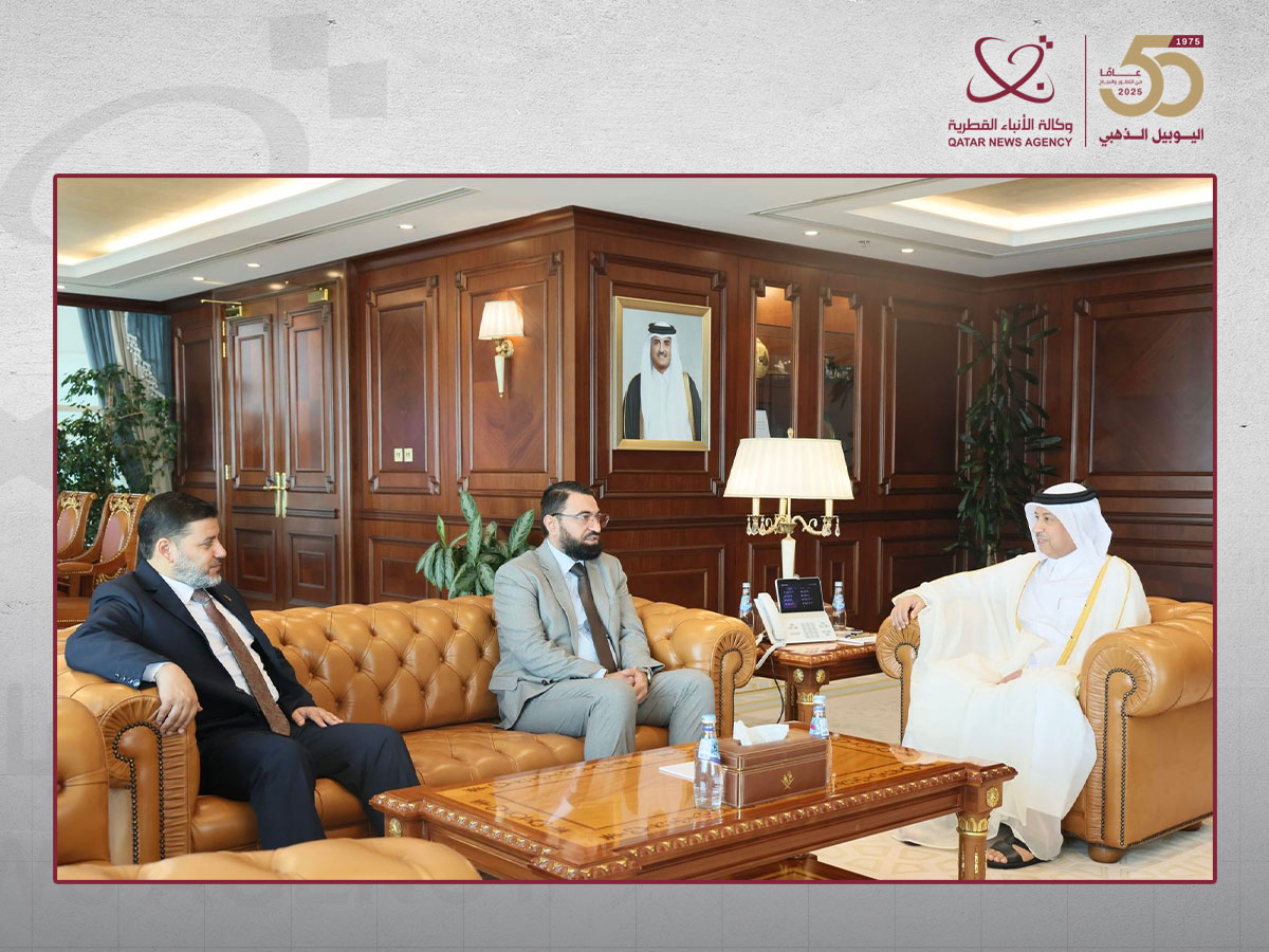 النائب العام يجتمع مع وزير العدل والنائب العام بالجمهورية العربية السورية