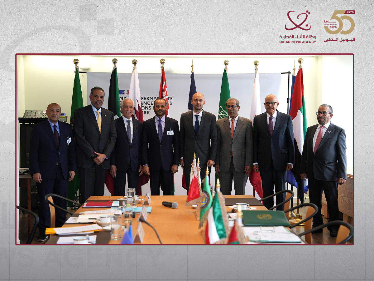 دولة قطر تشارك في الاجتماع الوزاري المشترك لوزراء خارجية دول مجلس التعاون مع الجمهورية الفرنسية