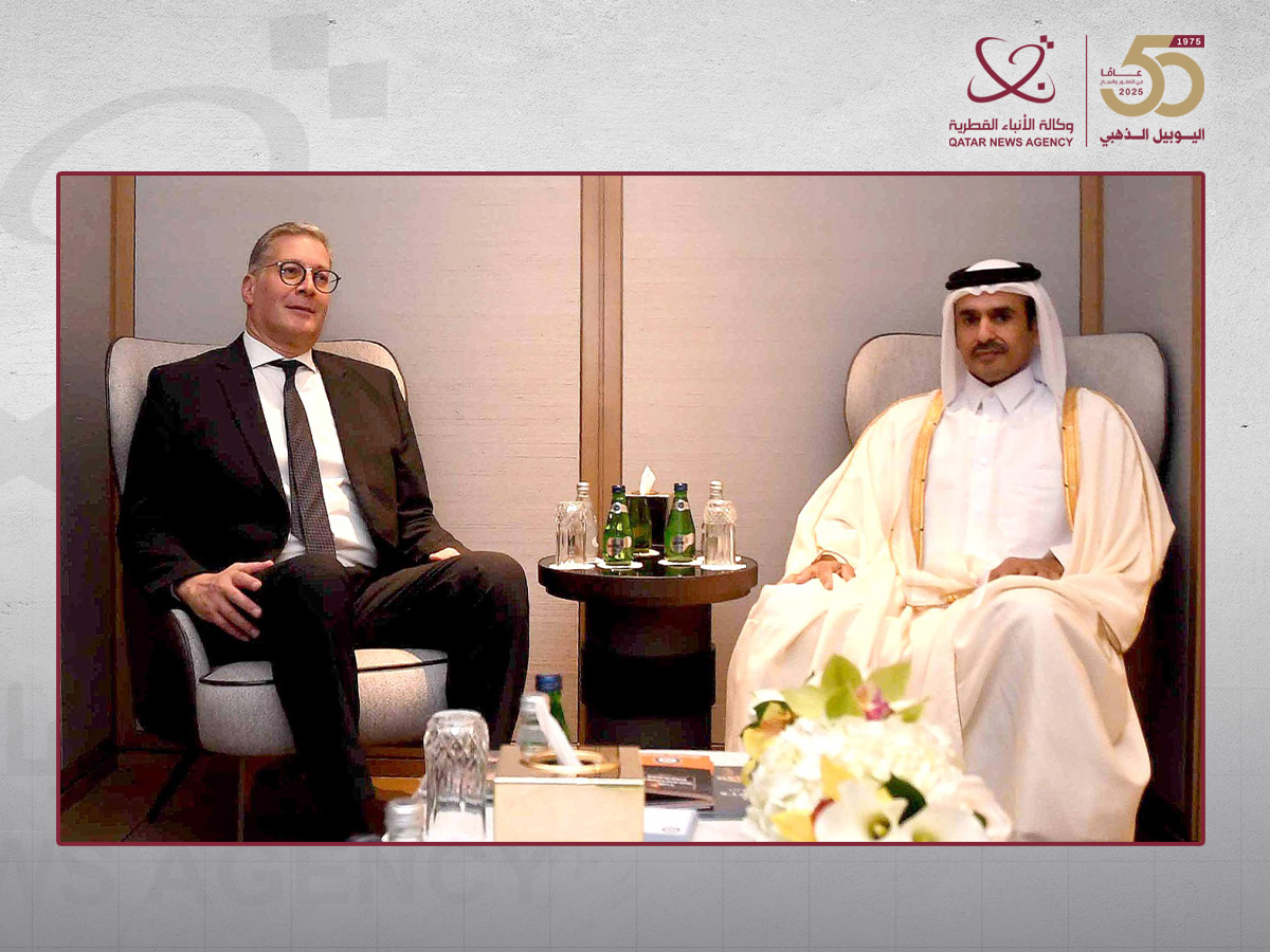 Minister of State for Energy Affairs Meets Egypt's Minister of Petroleum and Mineral Resources