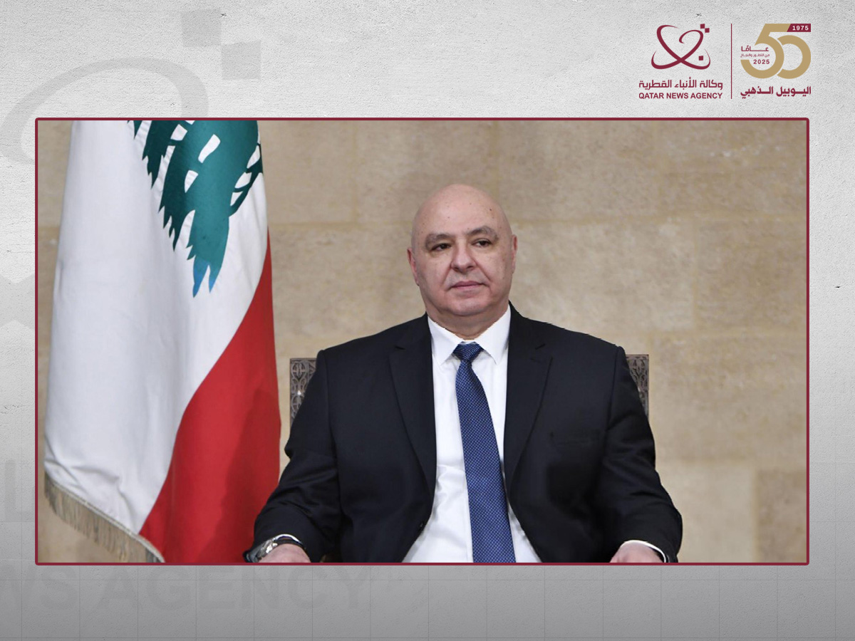 الرئيس اللبناني يصل الدوحة