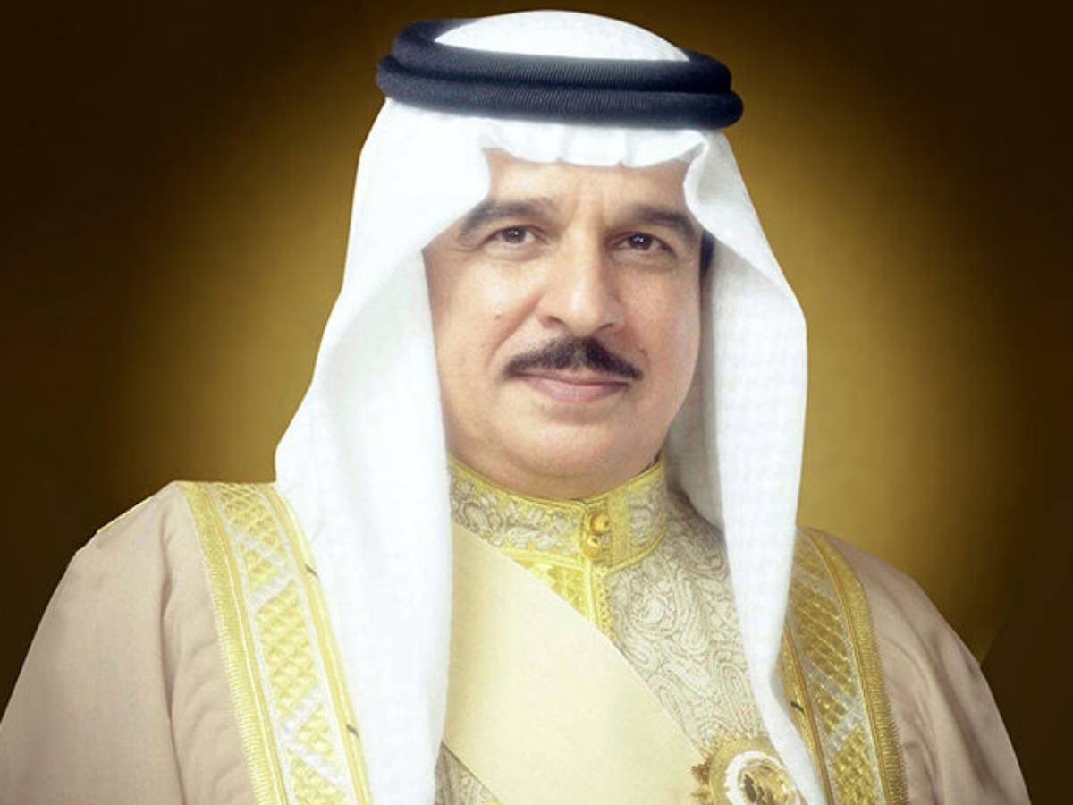 King of Bahrain, President of Germany Review Middle Eastern Developments