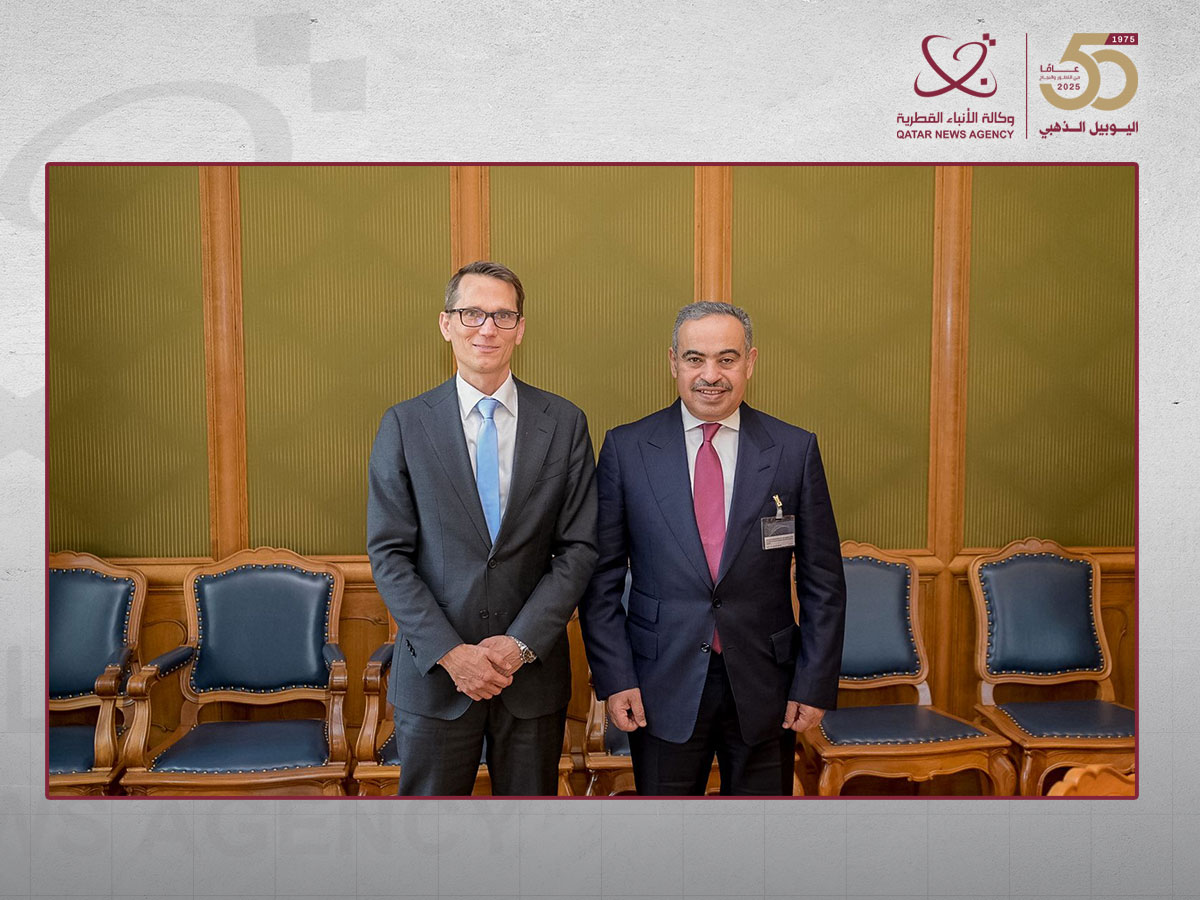 وزير المالية يجتمع مع رئيس مجلس الإدارة في البنك الوطني السويسري