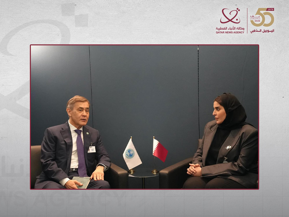 وزير الدولة للتعاون الدولي تجتمع مع الأمين العام لمنظمة شنغهاي للتعاون