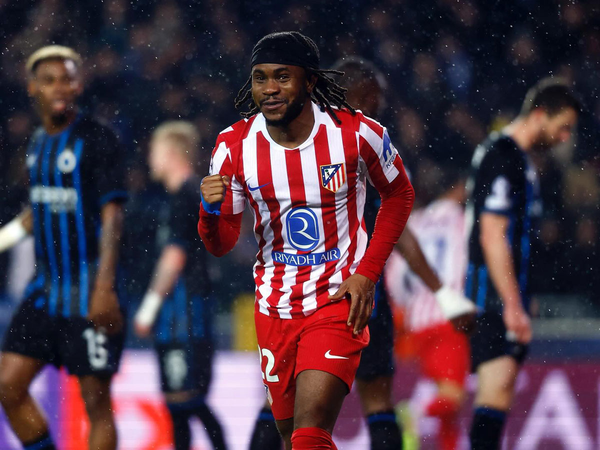 دوري أبطال أوروبا.. تعادل اتلتيكو مدريد مع كلوب بروج البلجيكي 3/3