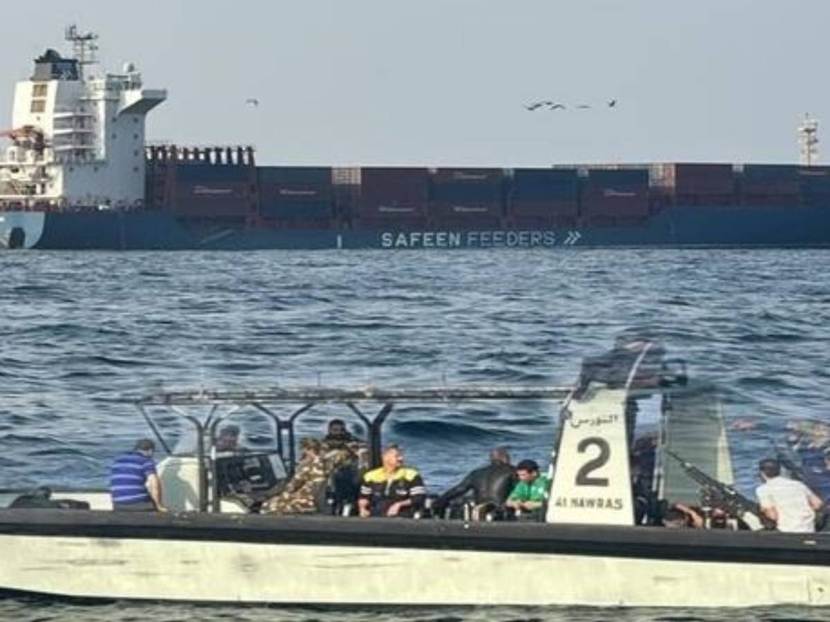 Thai Cargo Ship Attacked Near Strait of Hormuz, Crew Members Trapped