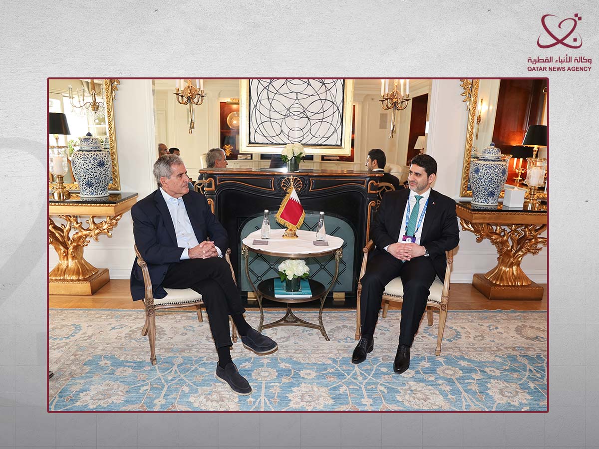 Governor of QCB Meets Officials From Several International Companies