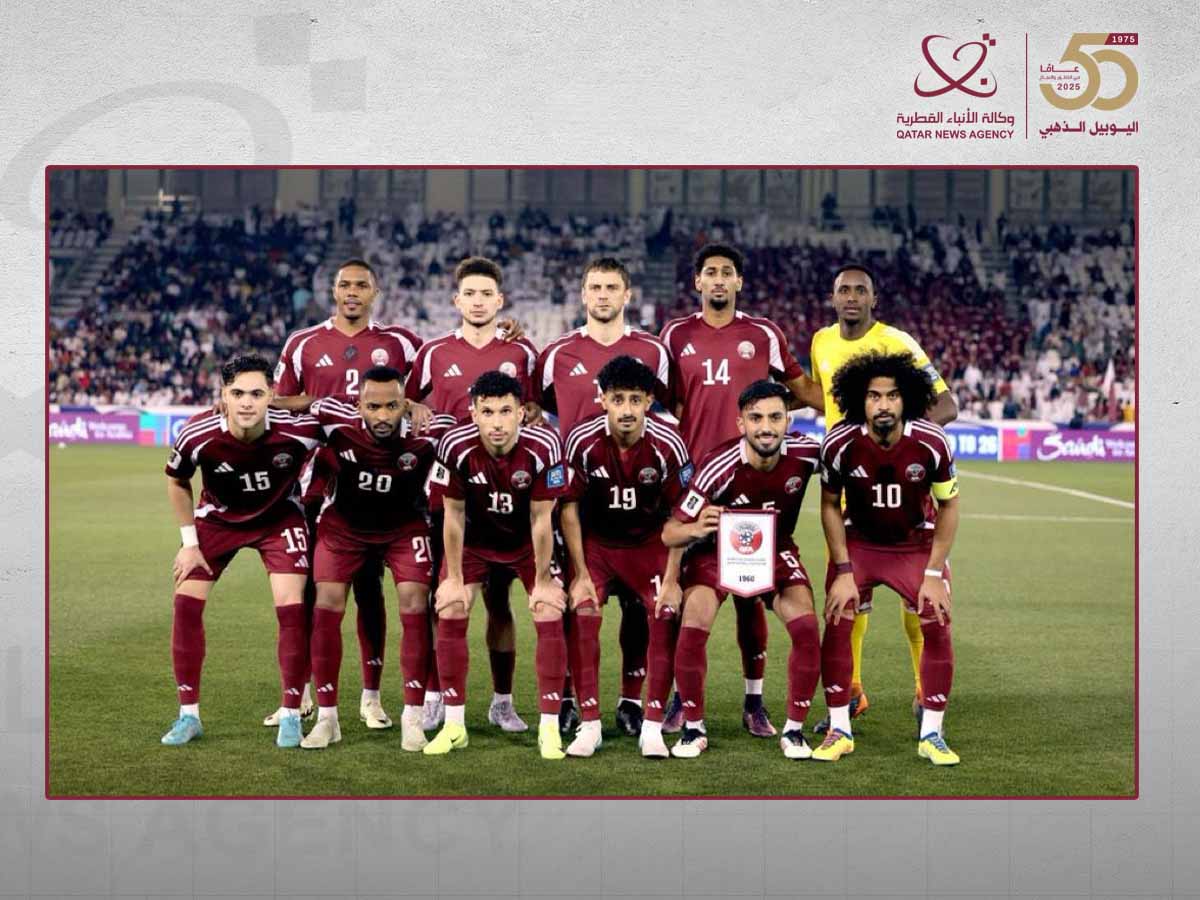 teamfoto voor Qatar
