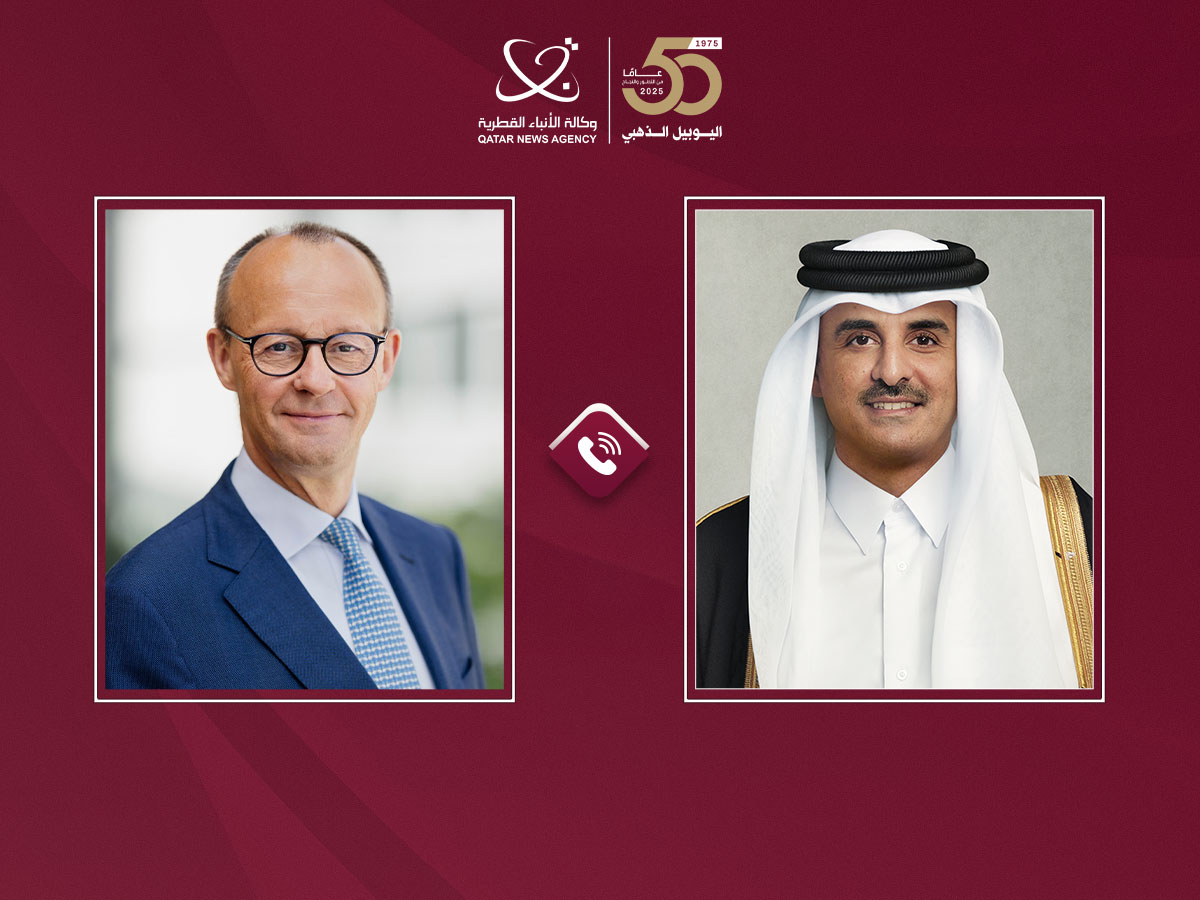 سمو الأمير يتلقى اتصالا هاتفيا من المستشار الألماني