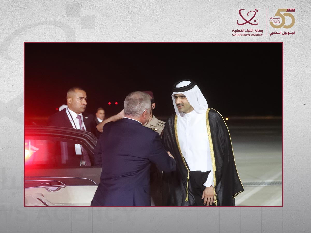 ملك الأردن يغادر الدوحة