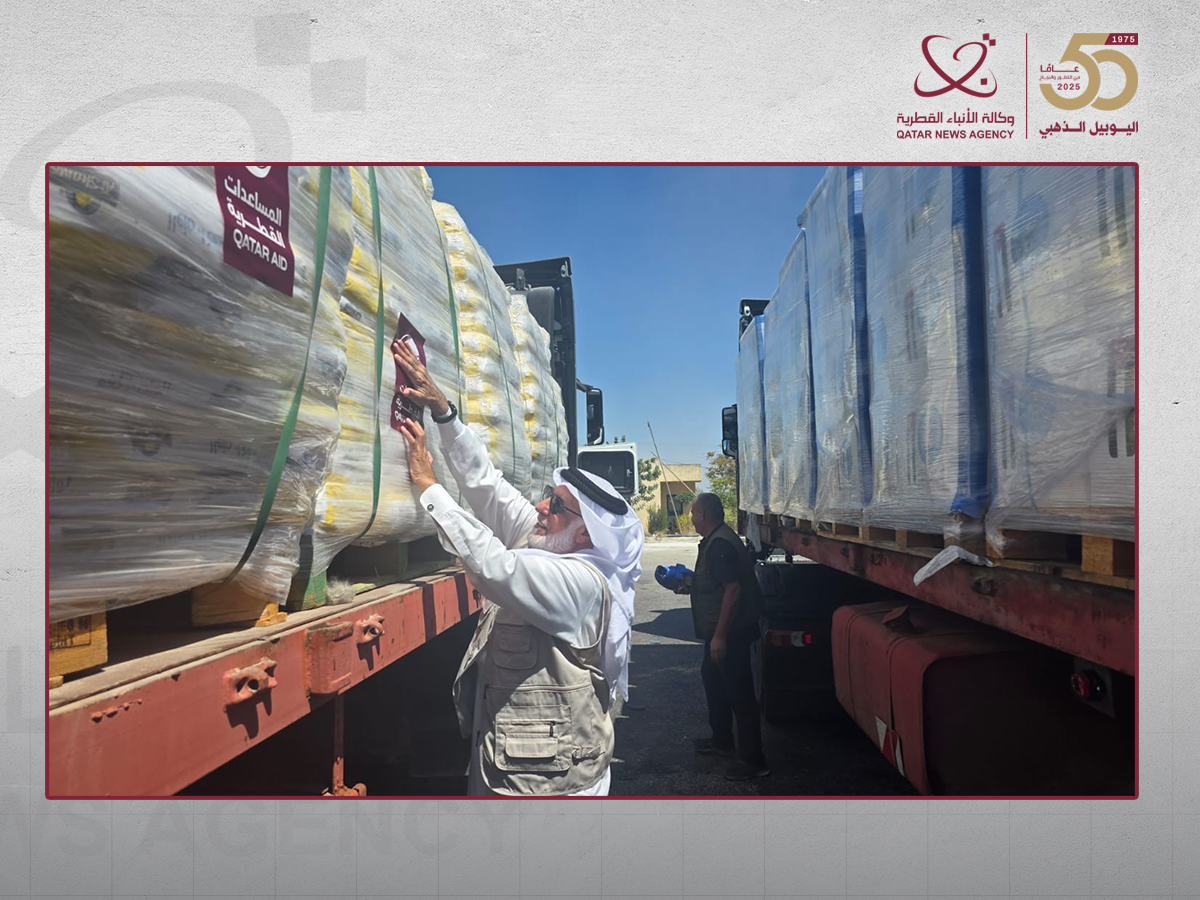 قطر والأردن ترسلان مساعدات إنسانية إلى سوريا