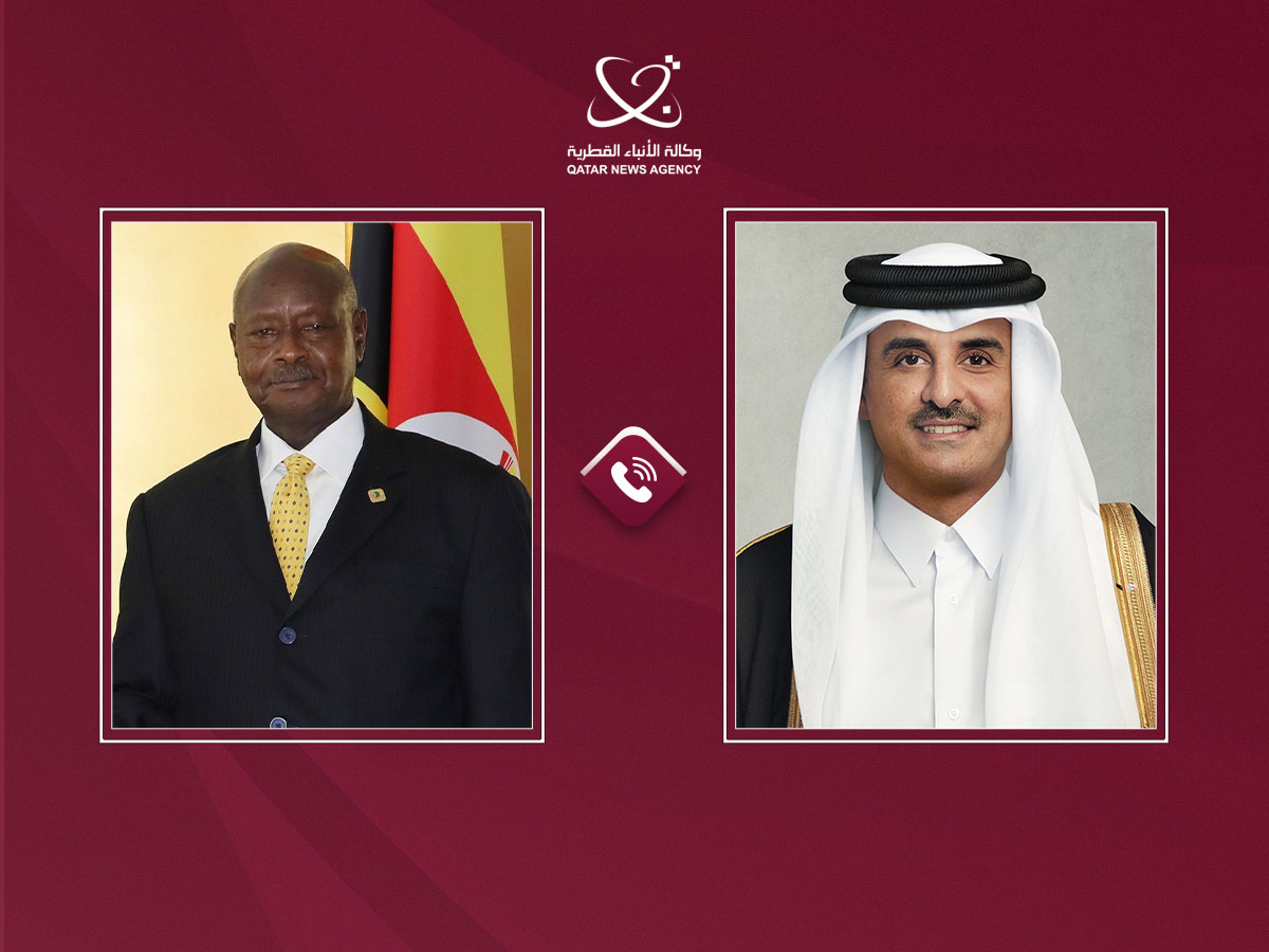 Qatar’s Amir and Uganda’s President Discuss Iranian Attacks Amid Regional Tensions