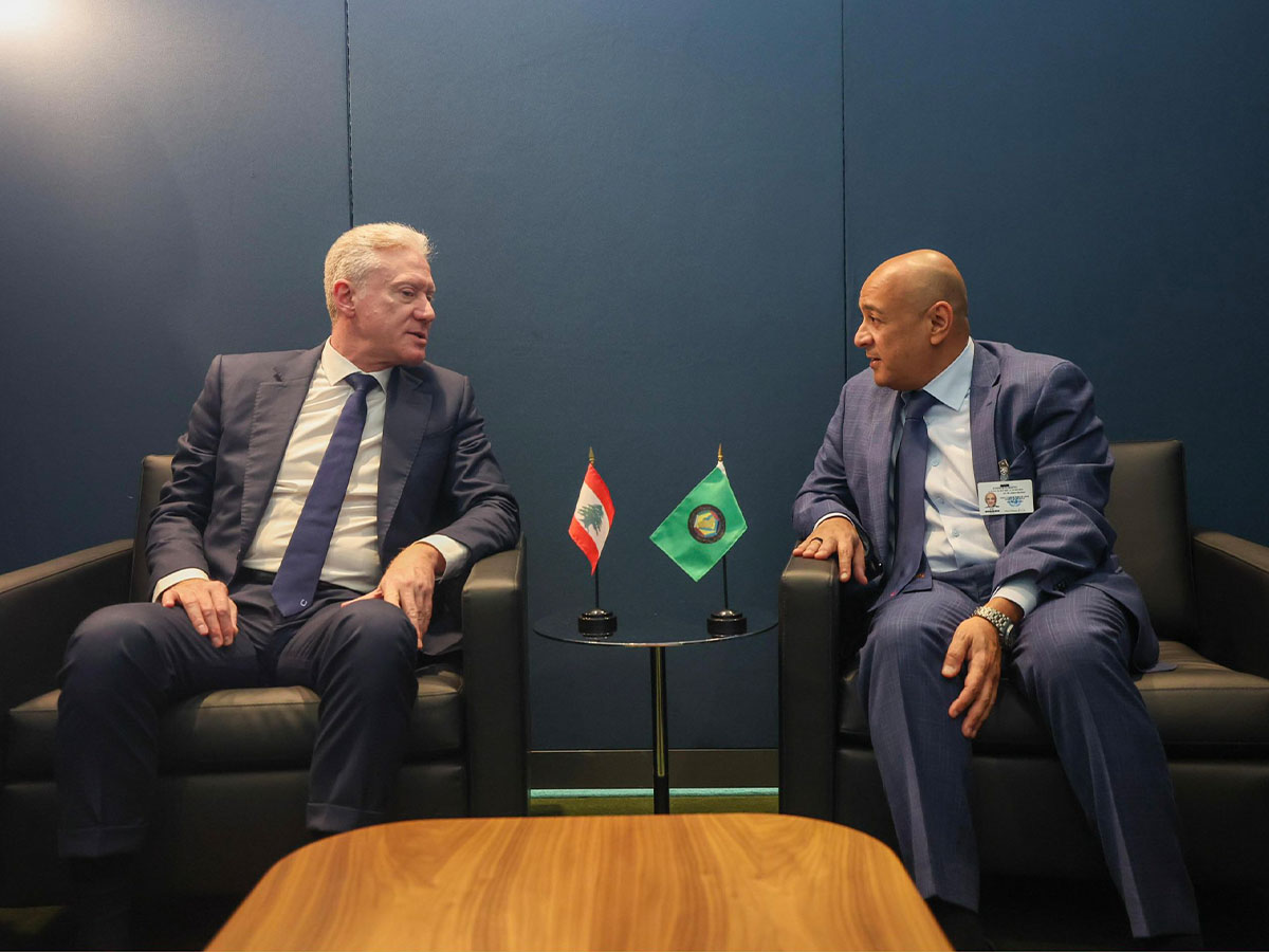 الأمين العام لمجلس التعاون يبحث مع وزير الخارجية اللبناني آخر المستجدات في المنطقة