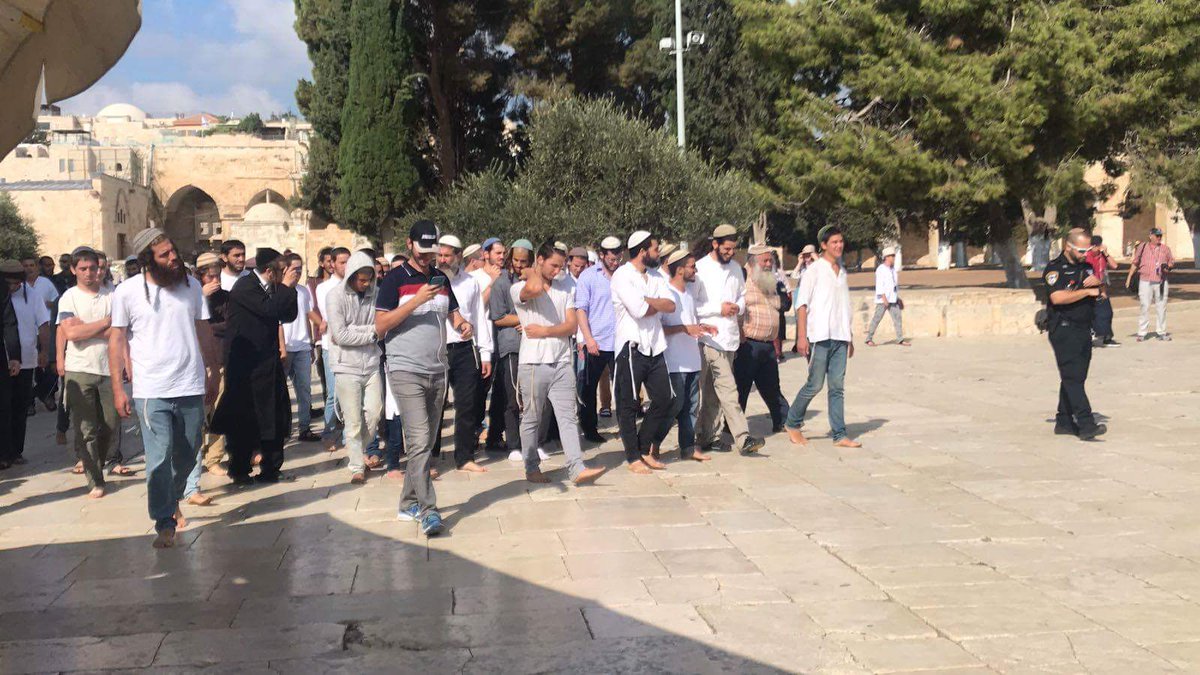 عشرات المستعمرين يقتحمون المسجد الأقصى