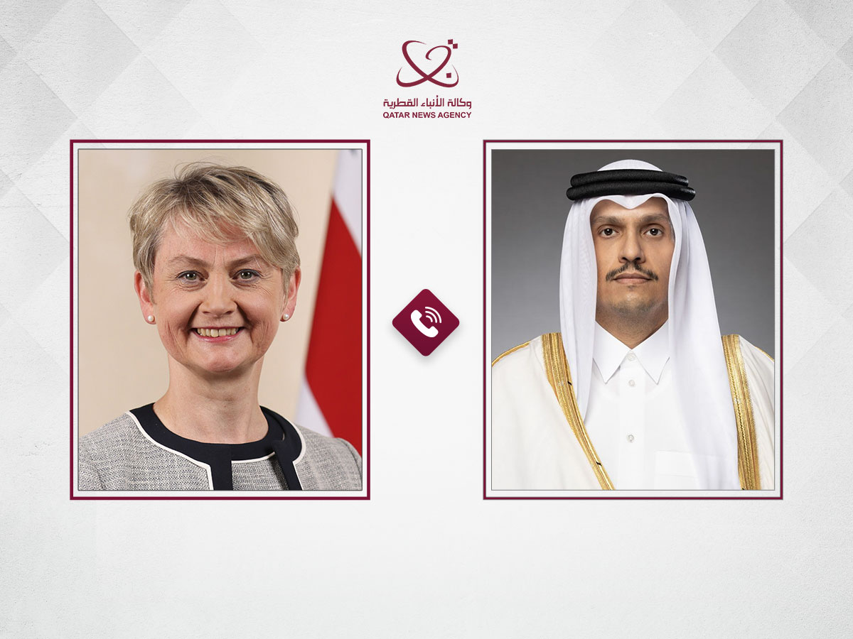 Prime Minister and Minister of Foreign Affairs Holds Phone Talks with UK Foreign Secretary