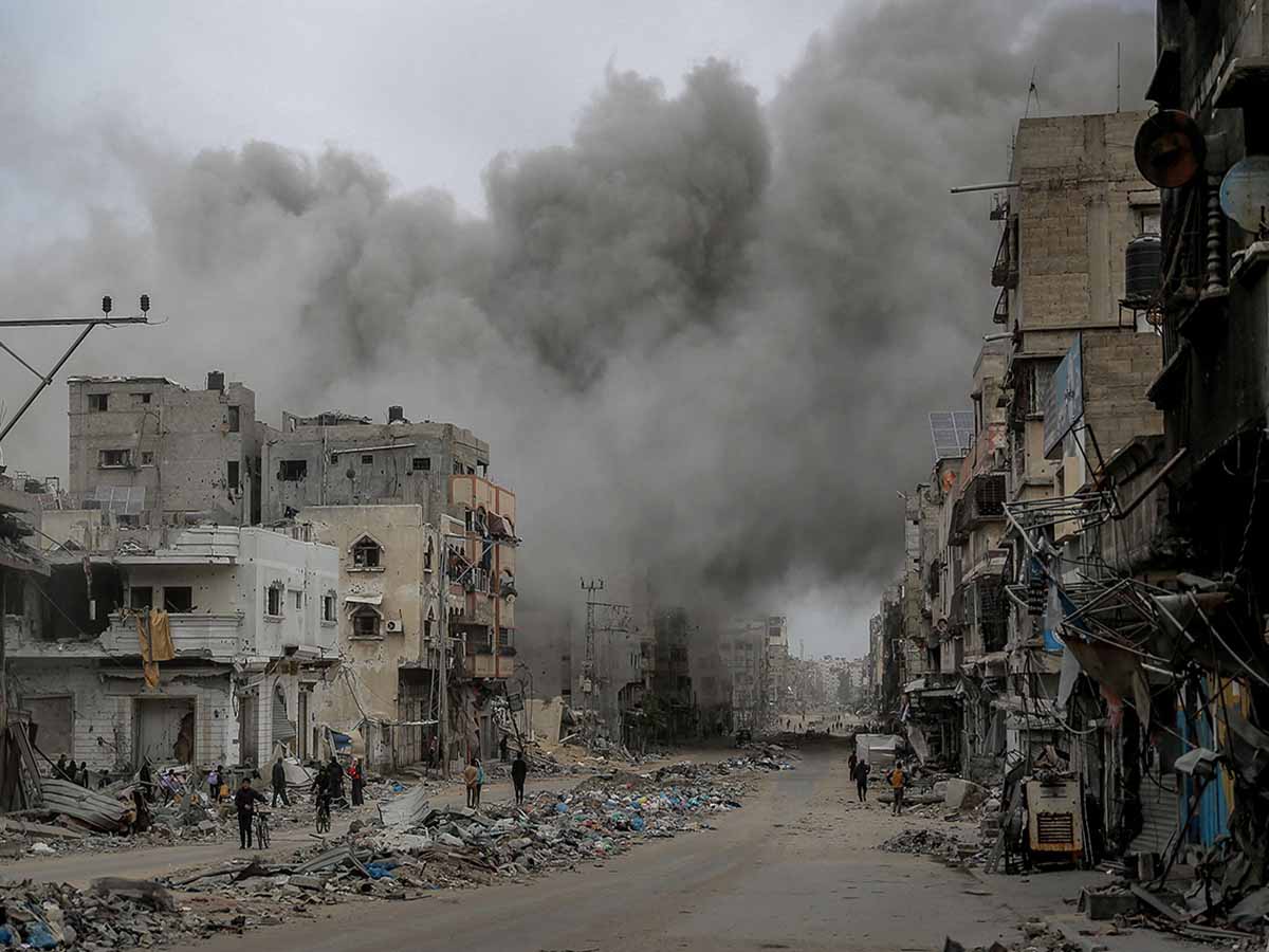 استشهاد 5 فلسطينيين في قصف للاحتلال الإسرائيلي على قطاع غزة