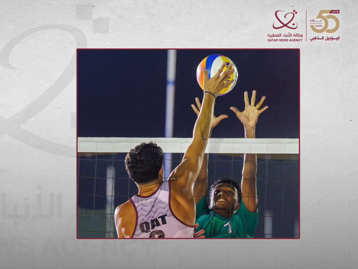 منتخب قطر للكرة الطائرة الشاطئية يفوز على نظيره المالديفي في دورة الألعاب الآسيوية للشباب