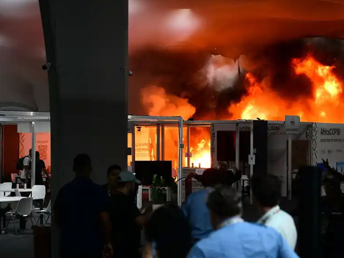 Brazil Engine Fire Qatar news agency