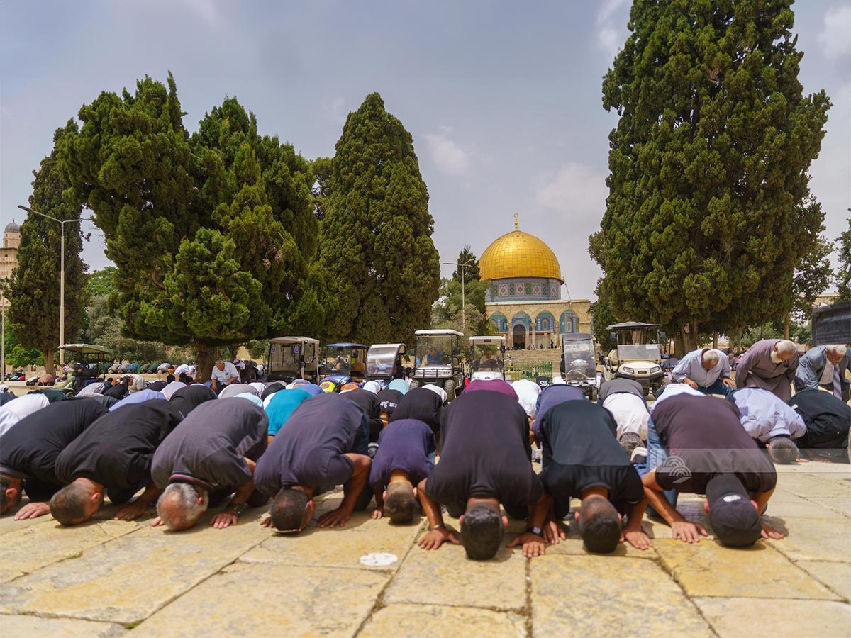 40 ألف فلسطيني يؤدون صلاة الجمعة في المسجد الأقصى