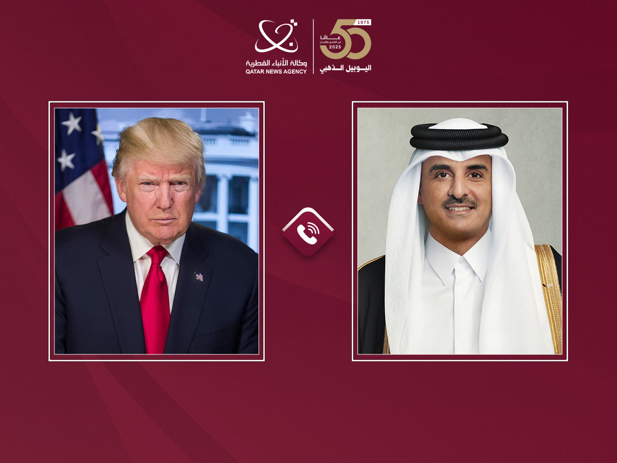 سمو الأمير يتلقى اتصالا هاتفيا من الرئيس الأمريكي