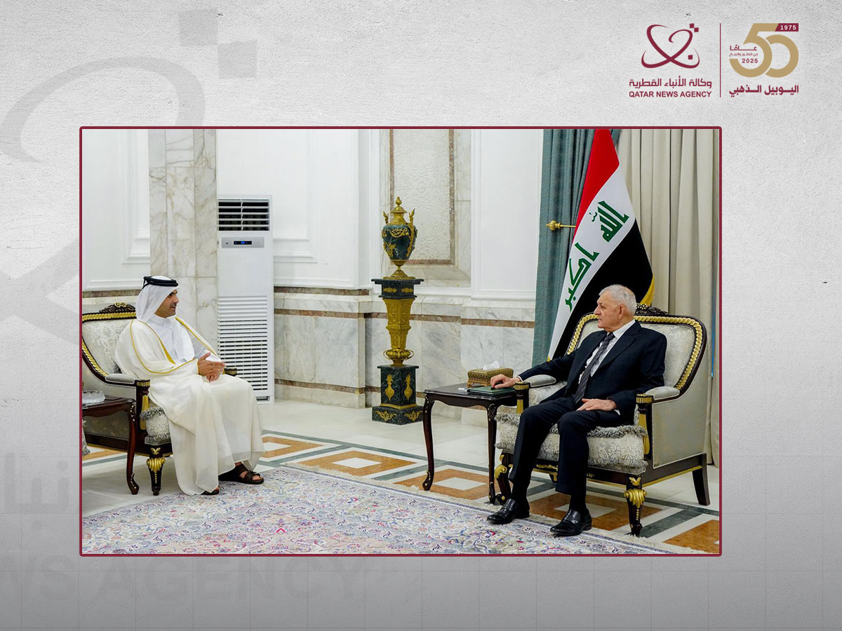الرئيس العراقي يستقبل وزير الثقافة