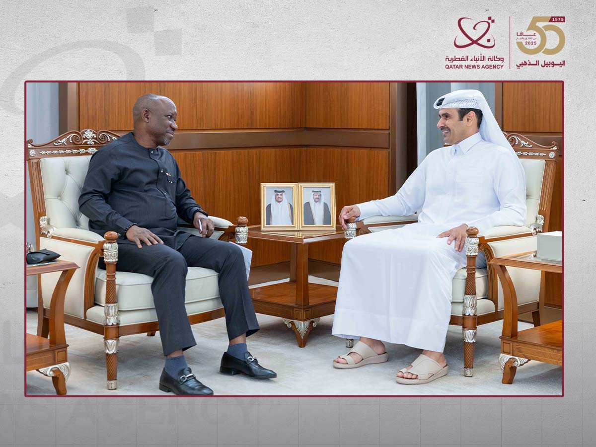 وزير الدولة لشؤون الطاقة يجتمع مع وزير الدولة لشؤون البترول النيجيري