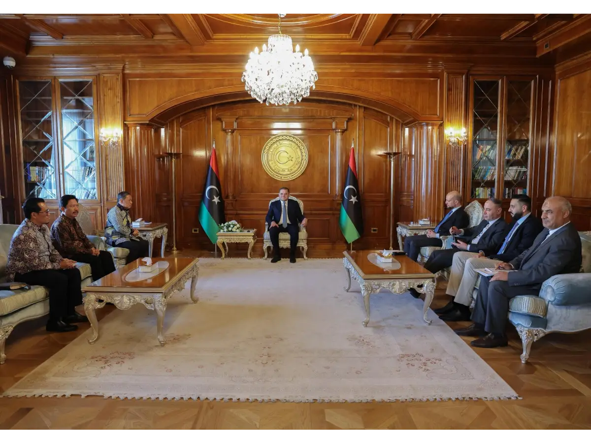 مباحثات ليبية إندونيسية لتعزيز التعاون الثنائي