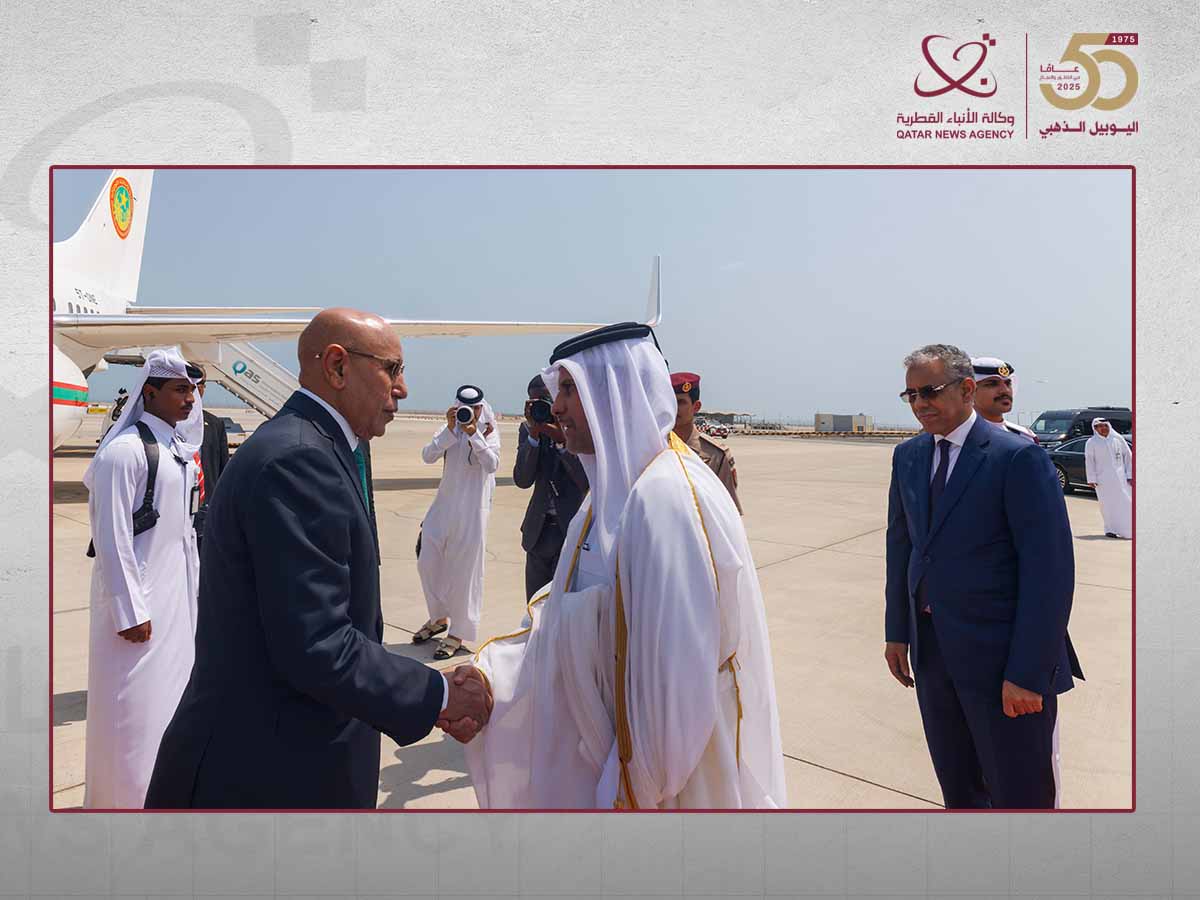 الرئيس الموريتاني يصل الدوحة