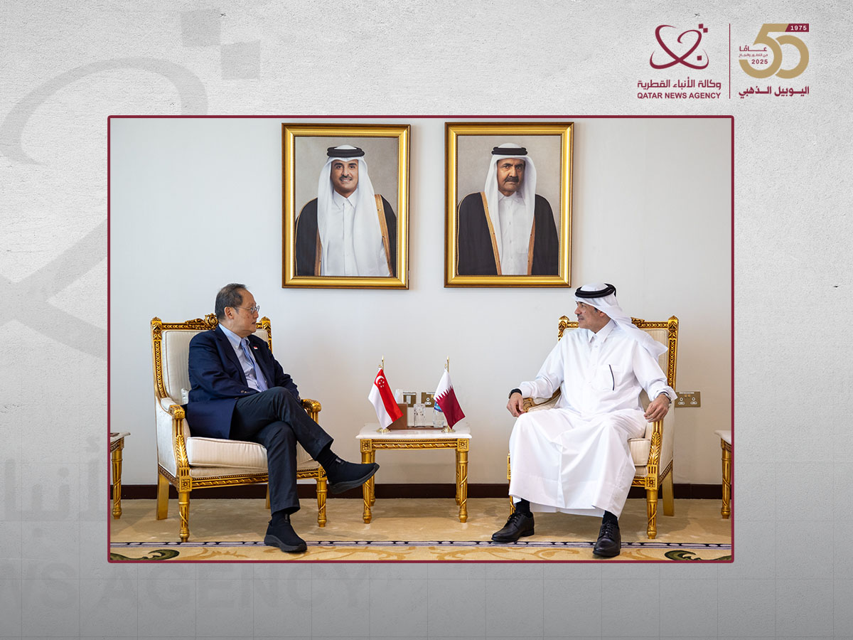 Minister of State for Foreign Trade Affairs Meets Singapore's Minister for Manpower and Minister‑in‑charge of Energy & Science & Technology