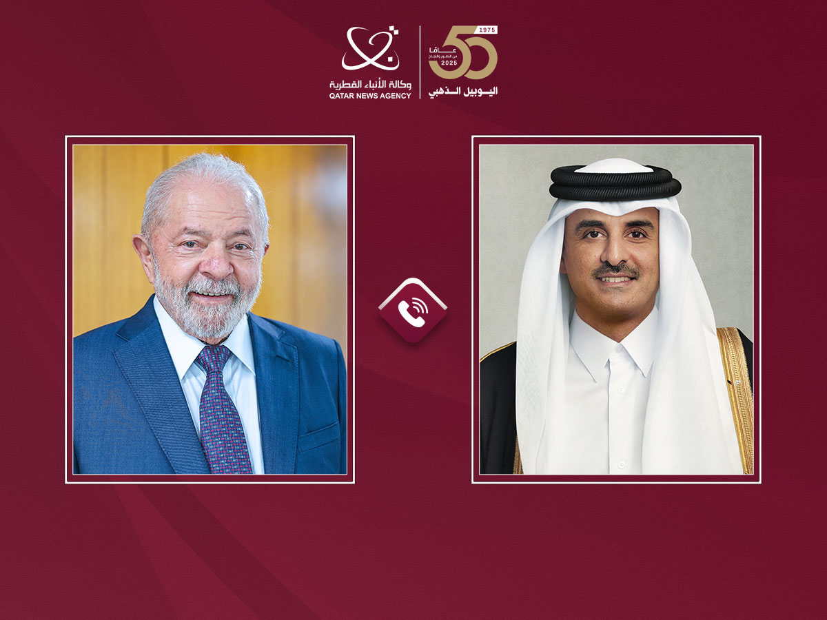 سمو الأمير يتلقى اتصالا هاتفيا من رئيس البرازيل