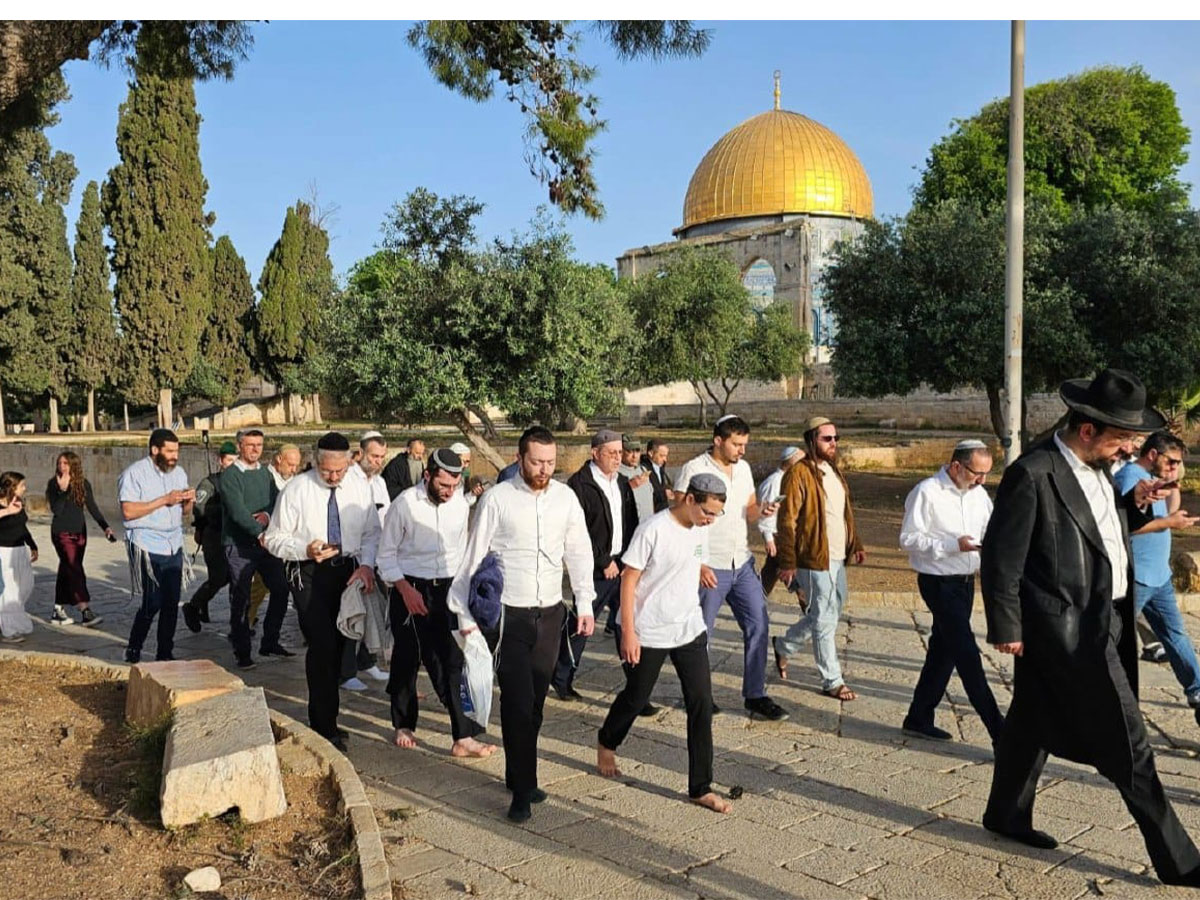 عشرات المستوطنين يقتحمون باحات الأقصى تحت حماية قوات الاحتلال